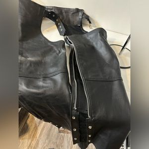 Women’s size small leather chaps